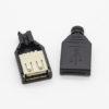 Conector Usb Hembra Para Soldar Cable - Imagen 2