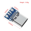 Conector USB tipo C hembra waterproof - Imagen 2