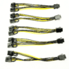 Cable De Alimentación 6 Pines Pcie hembra A Dual Pcie 8 Pines (6+2) - Imagen 5