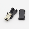 Conector mini USB 5 pines macho para soldar - Imagen 2