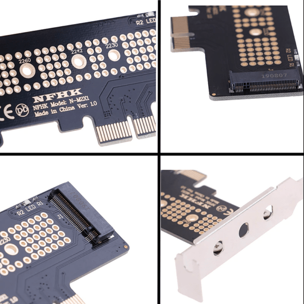 Adaptador M.2 A Pcie X1 Soporta Disco Ssd Nvme Mkey (corto) - Imagen 2