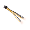 Cable Alimentación Molex Hembra a PCI-E 8 pines macho