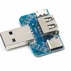 Adaptador USB tipo A, B micro.