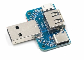 Adaptador USB tipo A, B micro.