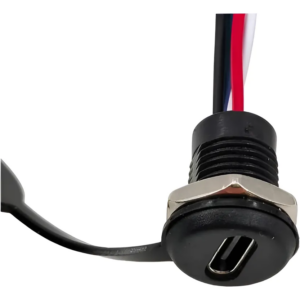 Conector Usb Tipo C Hembra Para Empotrar Con Cable