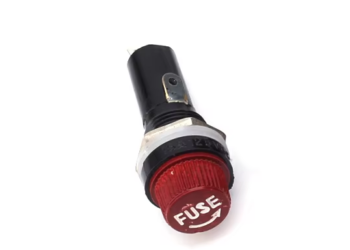 Porta fusible de  5×20 mm para empotrar con rosca